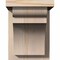 Ekena Millwork Yorktown Smooth Corbel w/Backplate, Douglas Fir, 7 1/2"W x 10"D x 10"H COR08X10X10YOR01SDF - alternate 4